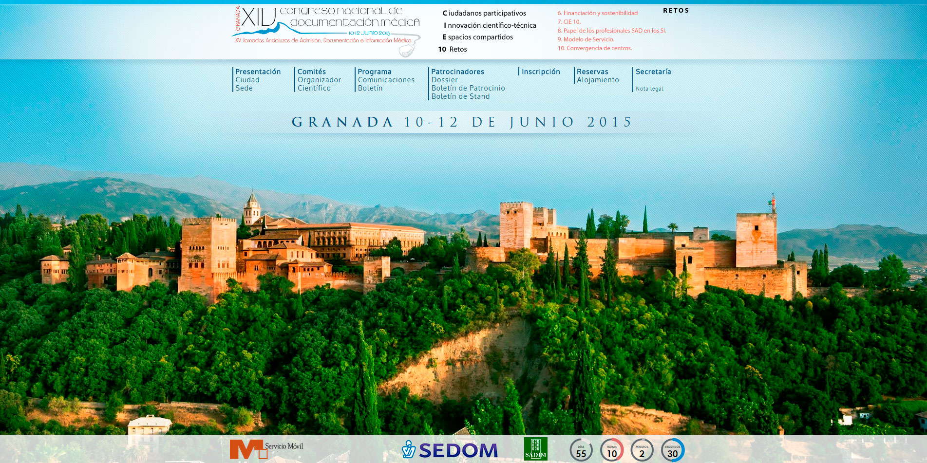 XIV Congreso Nacional de Documentación Médica y XV Jornadas Andaluzas de Admisión y Documentación Médica
