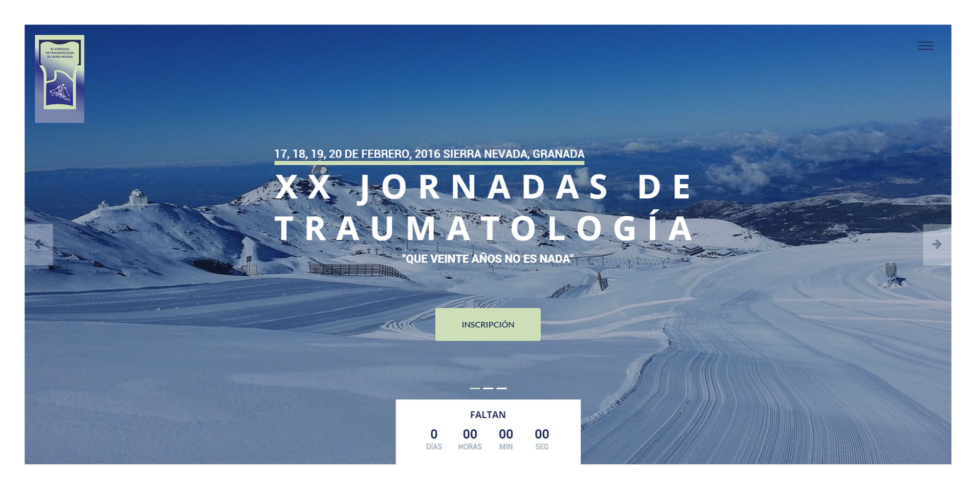 XX Jornadas de Traumatología de Sierra Nevada 2016